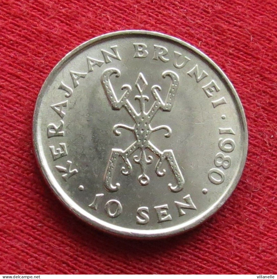 Brunei 10 Sen 1980 KM# 17 Lt 1040 *VT - Brunei