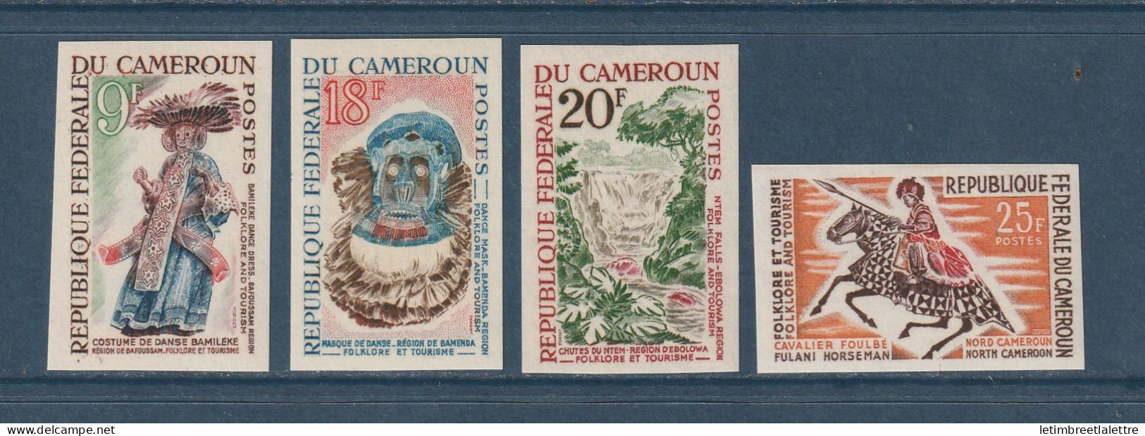 Cameroun  - Non Dentelé - YT N° 386 à 389 ** - Neuf Sans Charnière - 1964 - Unused Stamps