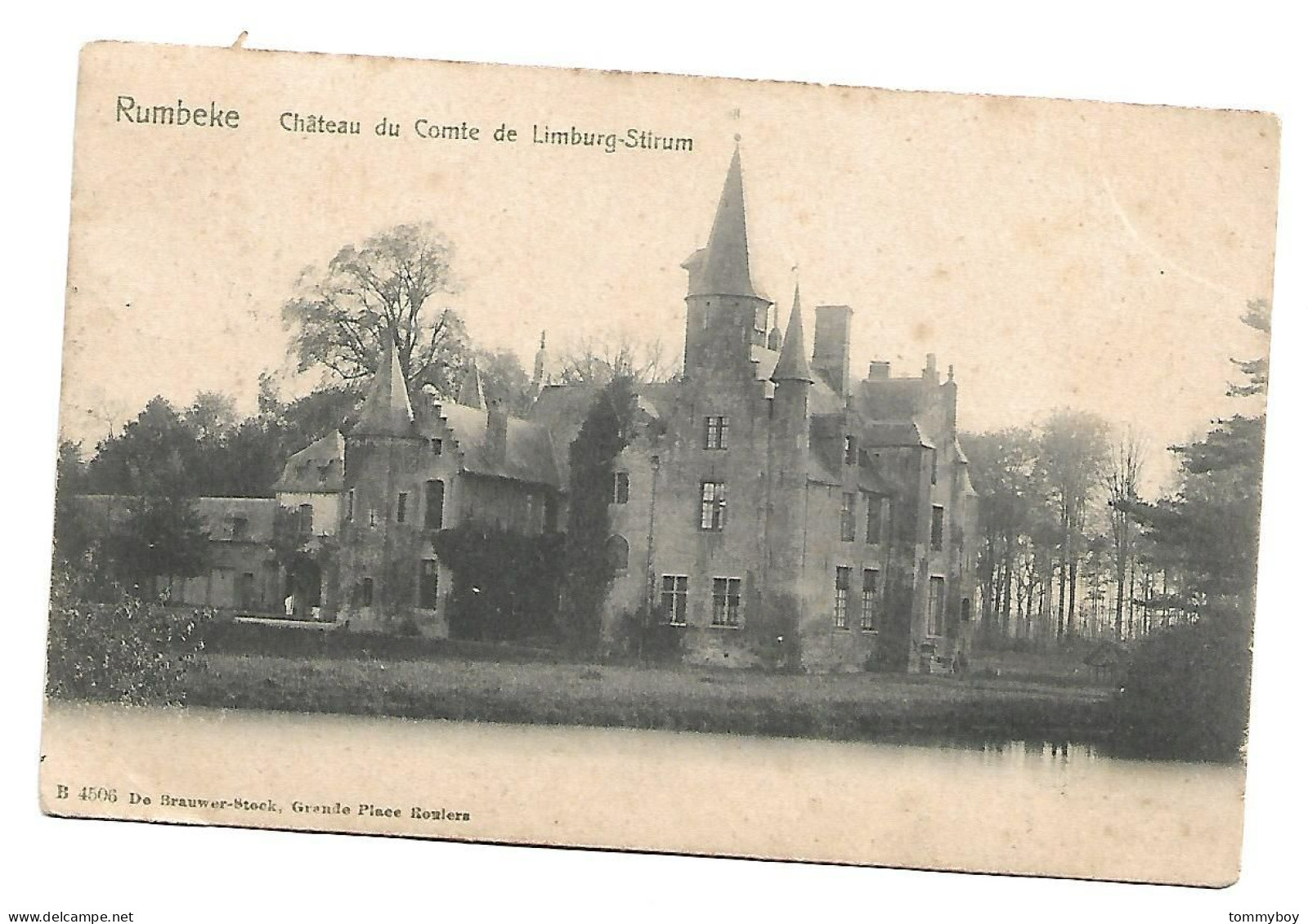 CPA  Rumbeke - Château Du Comte De Limburg-Stirum - Roeselare