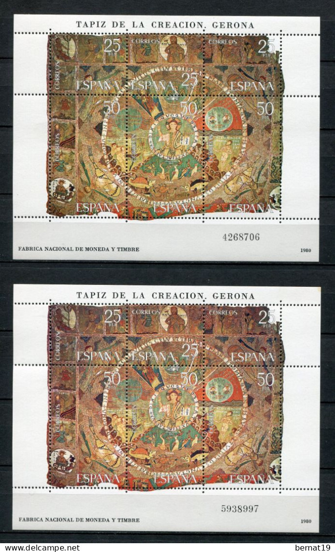 España 1980. Edifil 2591 X 2 ** MNH. - Blocs & Hojas