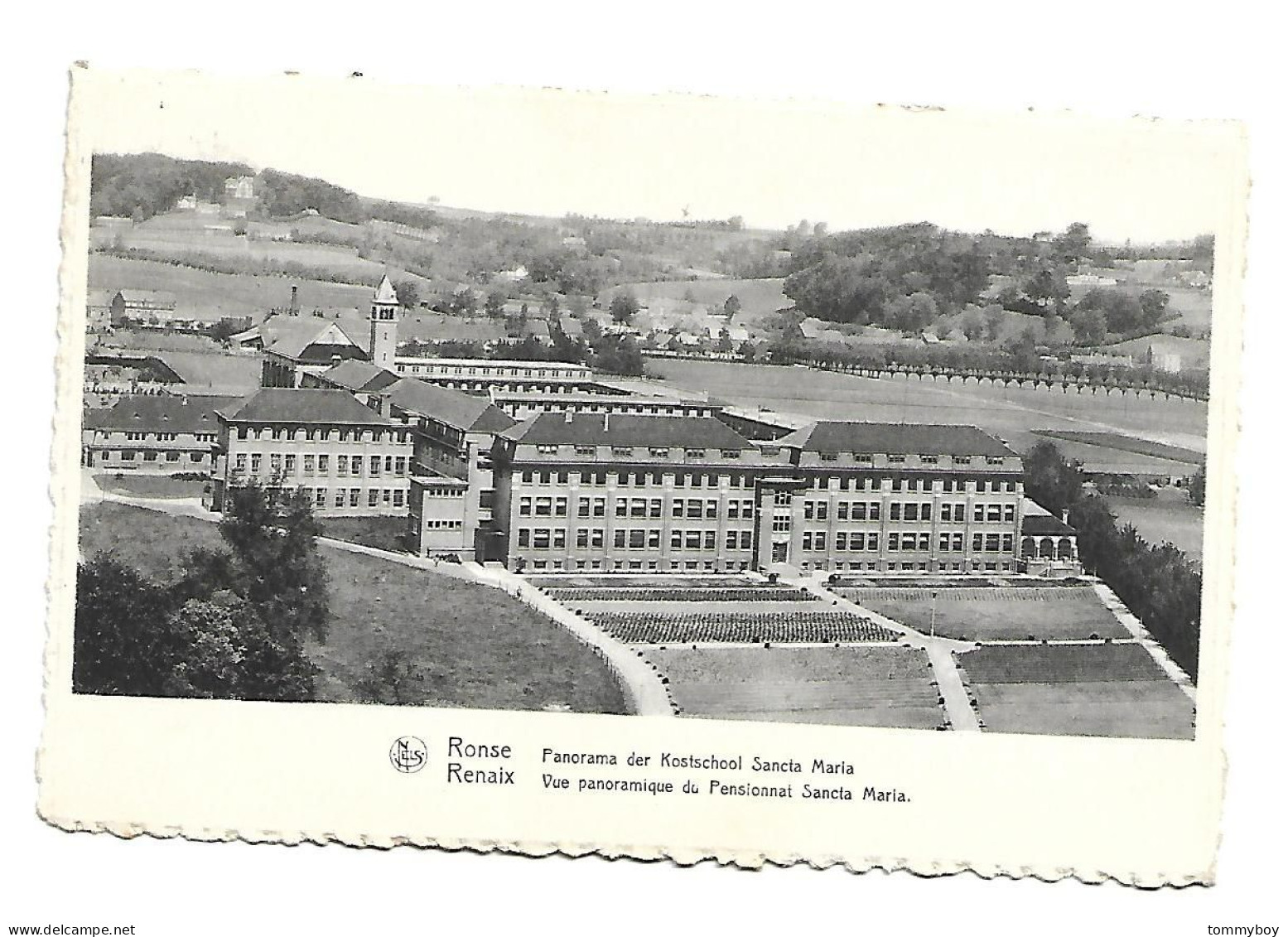 CPA Ronse - Panorama Der Kostschool Sancta Maria / Renaix - Vue Panoramique Du Pensionnat Sancta Maria - Renaix - Ronse