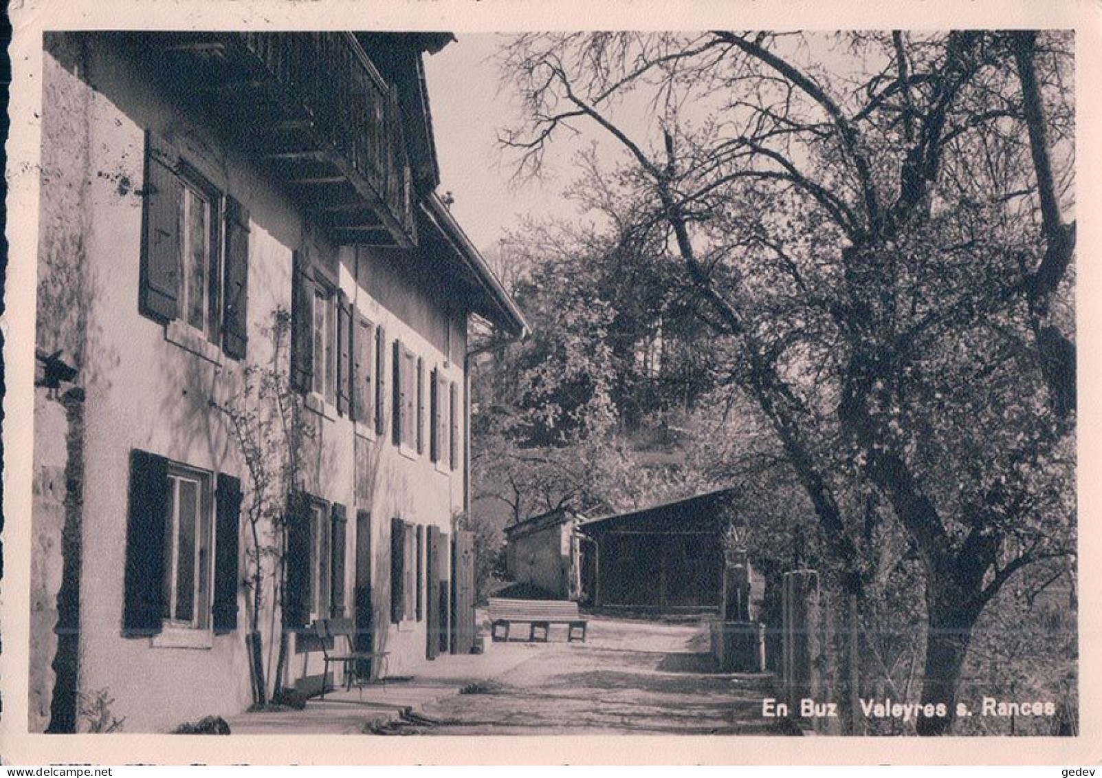 Valeyres Sous Rrances VD, En Buz (28.12.1949) 10x15 - Rances