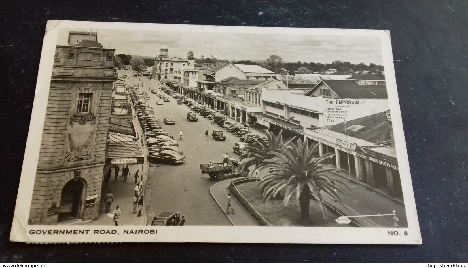 NAIROBI KENYA  GOVERNMENT ROAD Used 1955 Nairobi Postmark To B Harding 28 High Street Westminster London - Kenia