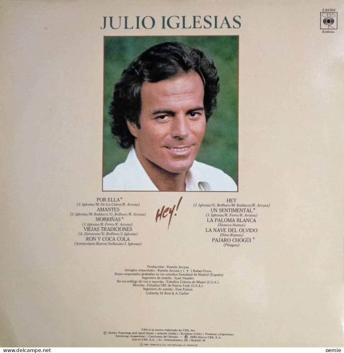 JULIO IGLESIAS  °  HEY - Andere - Spaans