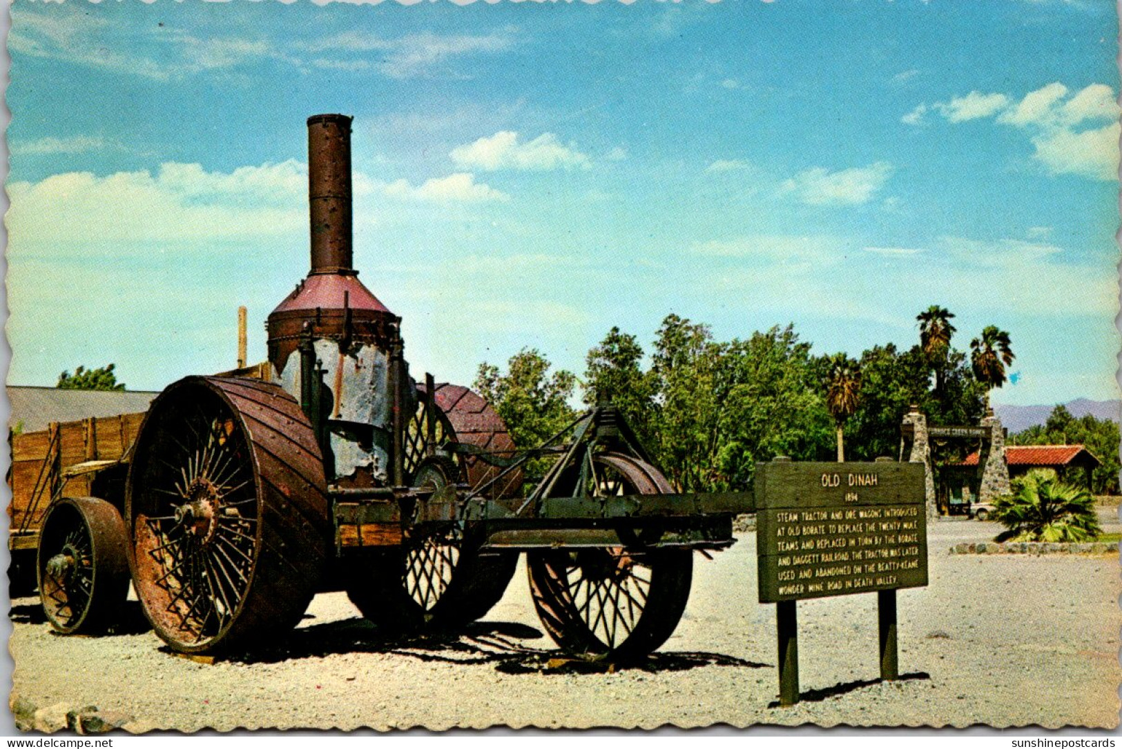 California Death Valley Furnace Creek Ranch "Old Dinah" Tractor Used In Borax Trade - Death Valley