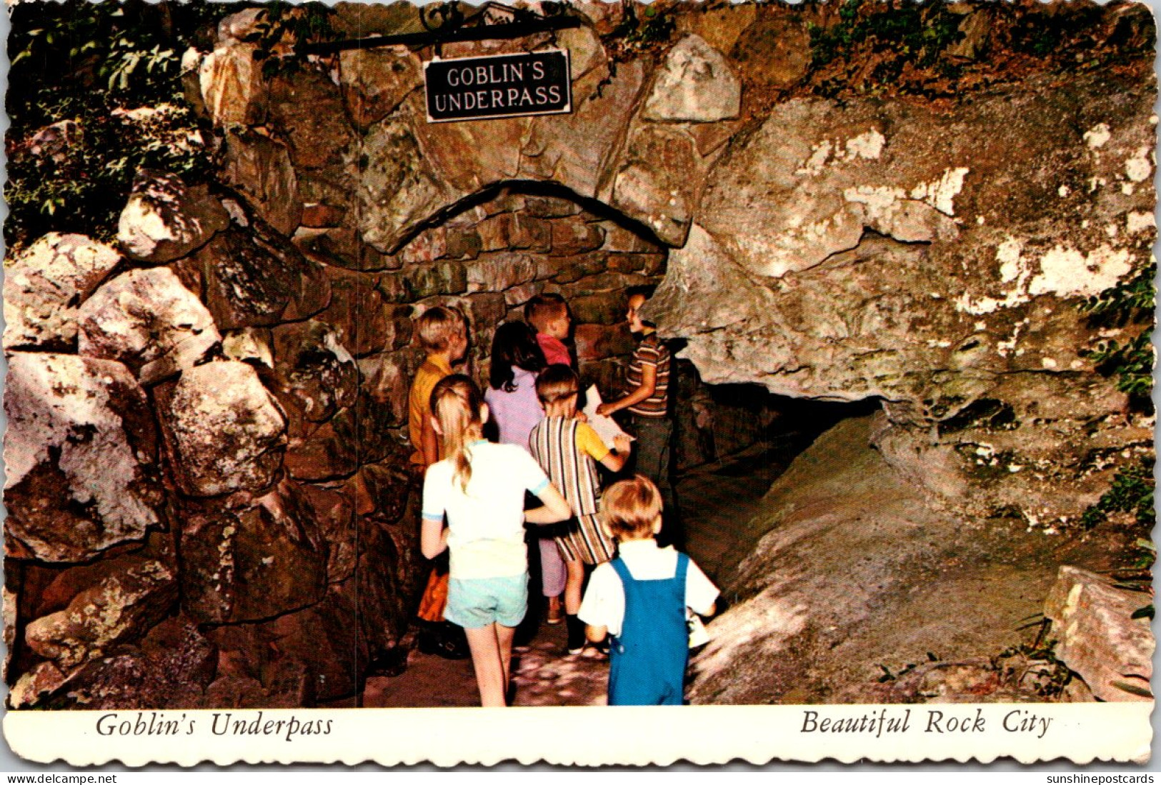 Tennessee Chattanooga Lookout Mountain Rock City Gardens Goblin's Underpass - Chattanooga