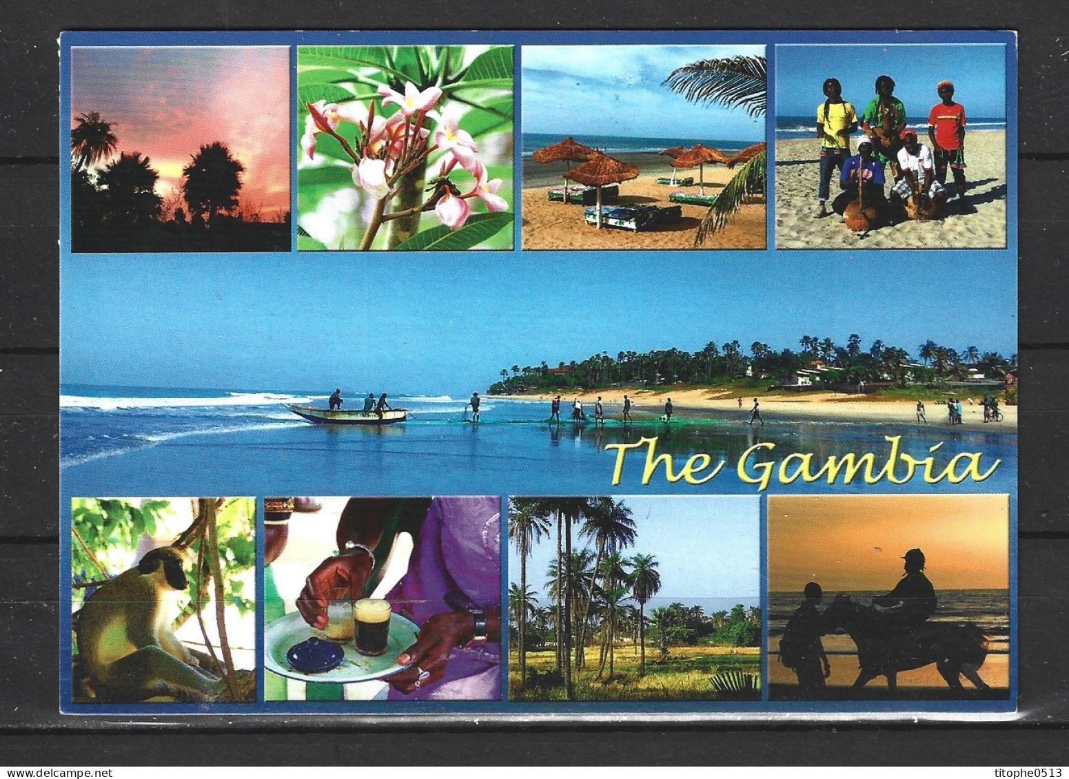 GAMBIE. Carte Postale écrite. - Gambia