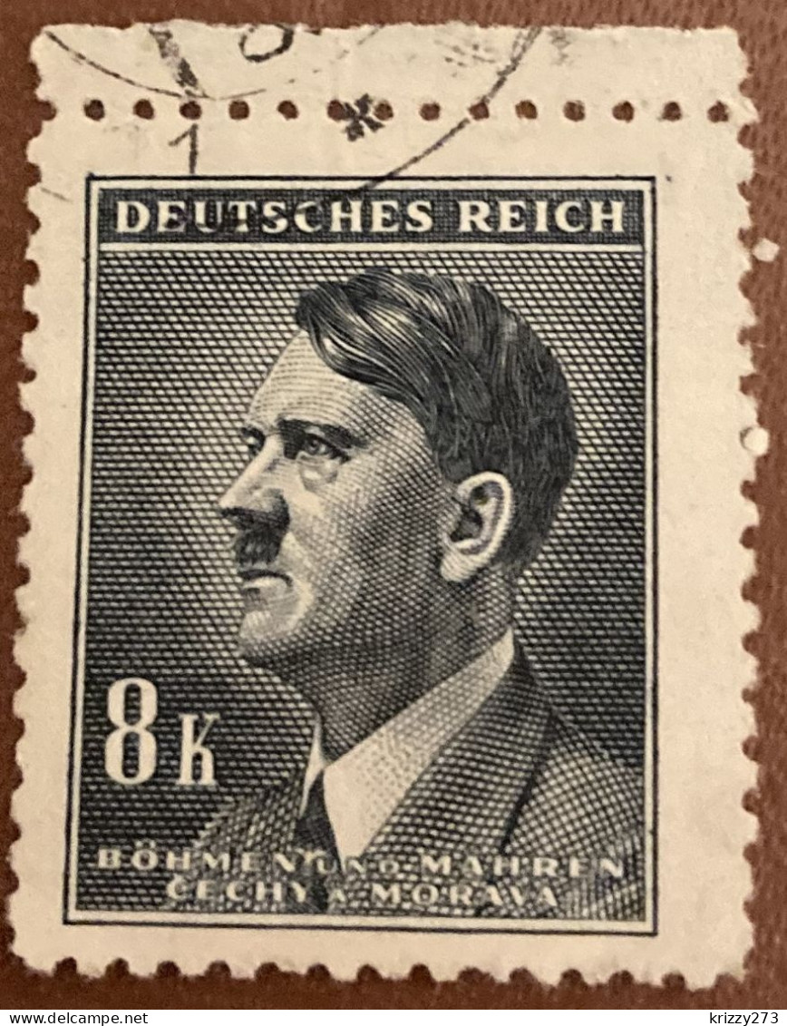 Bohemia & Moravia 1942 Adolf Hitler, 1889-1945 8.00 K - Used - Used Stamps