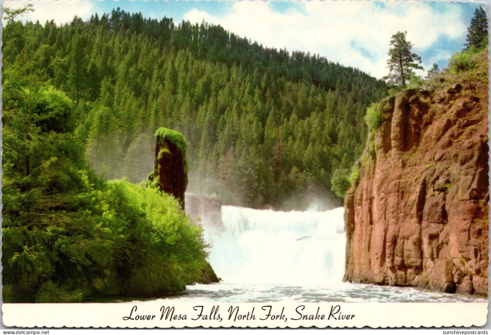 Idaho Snake River North Fork Lower Mesa Falls - Otros & Sin Clasificación