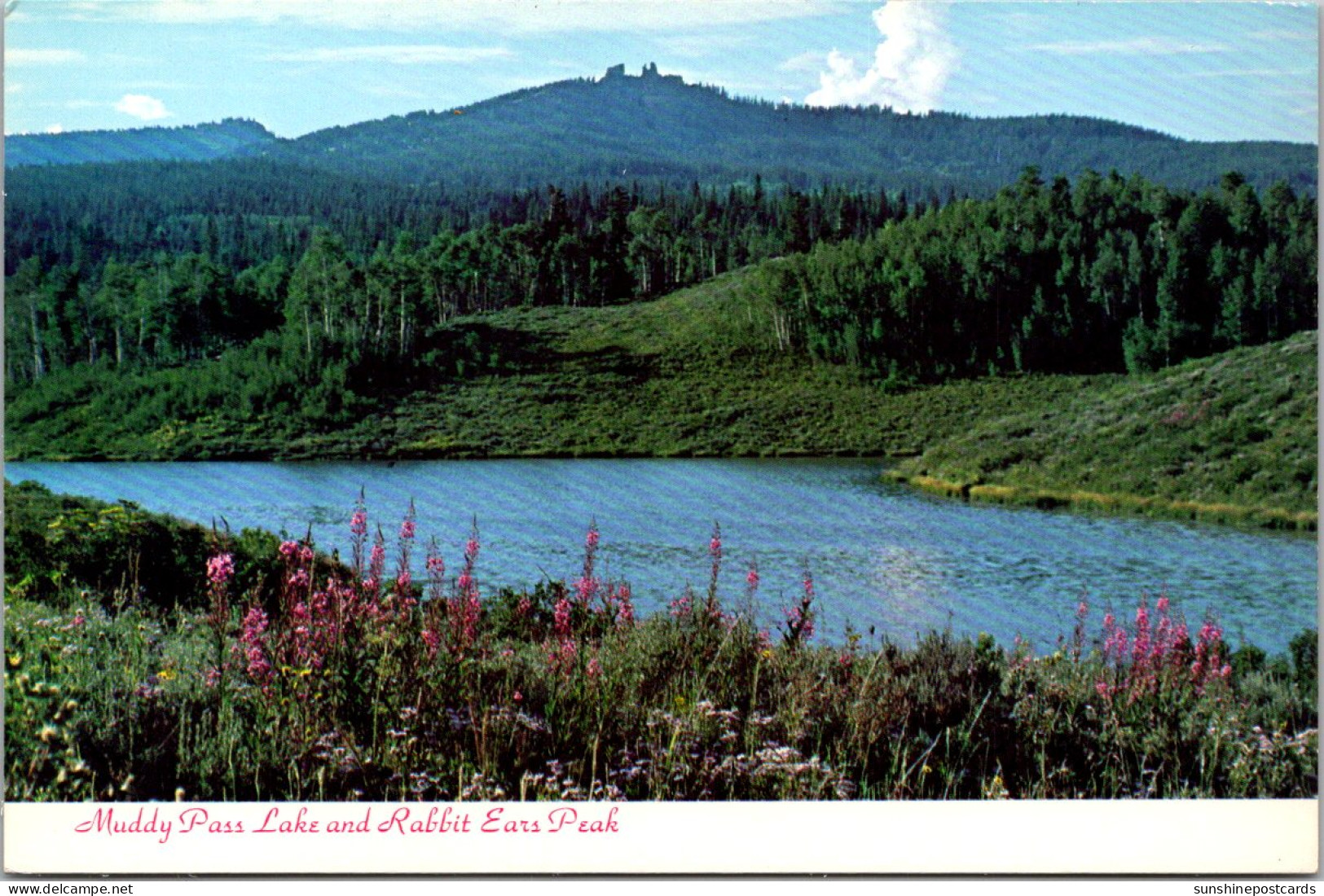 Colorado Rocky Mountains Muddy Pass Lake And Rabbit Ears Mountain  - Rocky Mountains