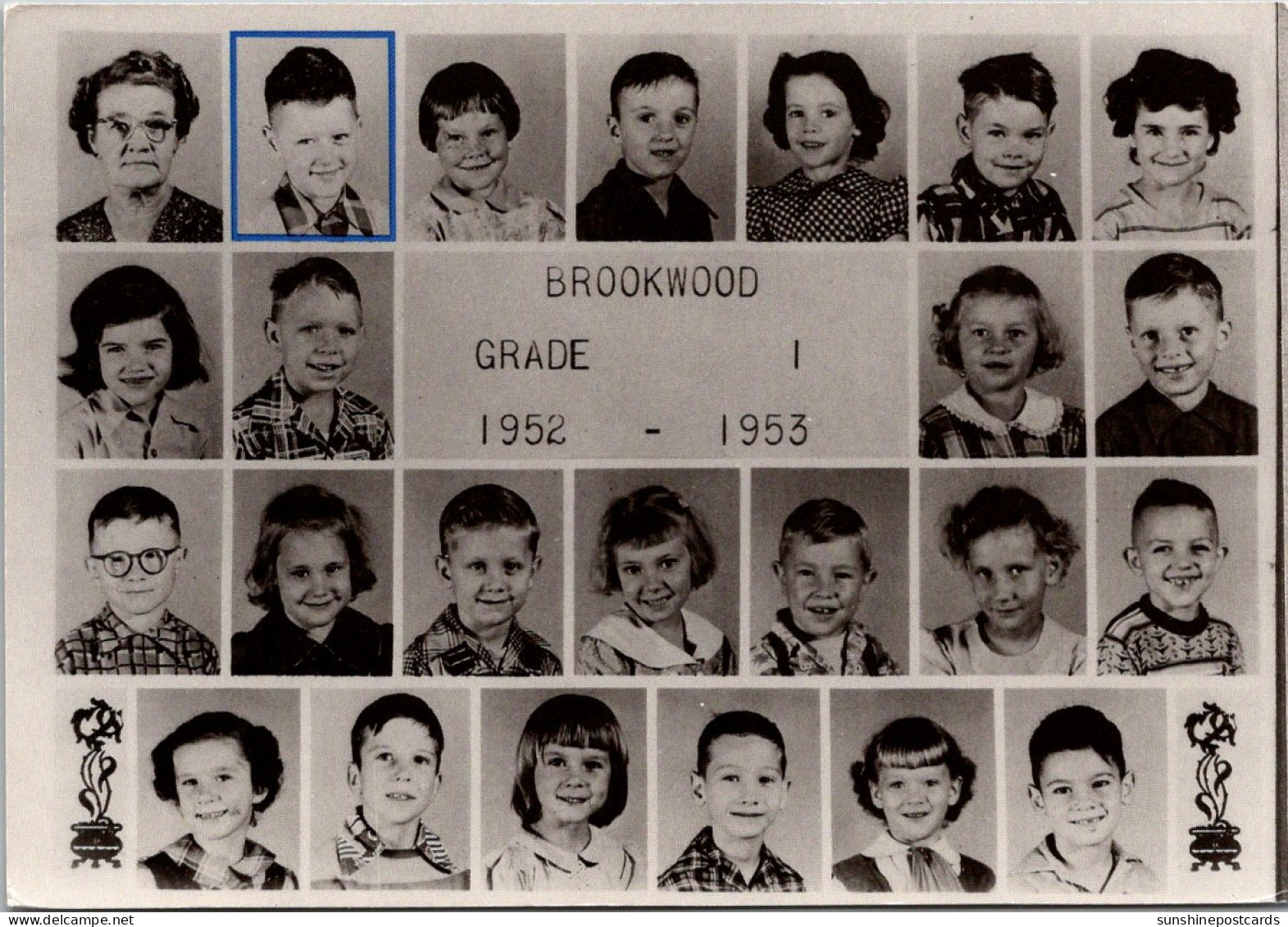 Arkansas Hope Brookwood Elementary School 1952 Grade 1 Where President Clinton Attended - Otros & Sin Clasificación