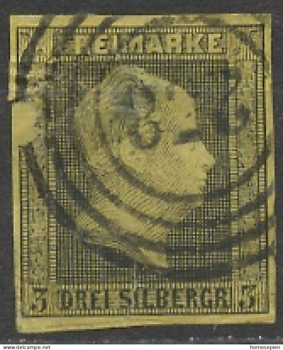 Allemagne Prusse - Germany - Deutschland 1850-56 Y&T N°5 - Michel N°4 (o) - 3s Frédéric Guillaume IV - Mint