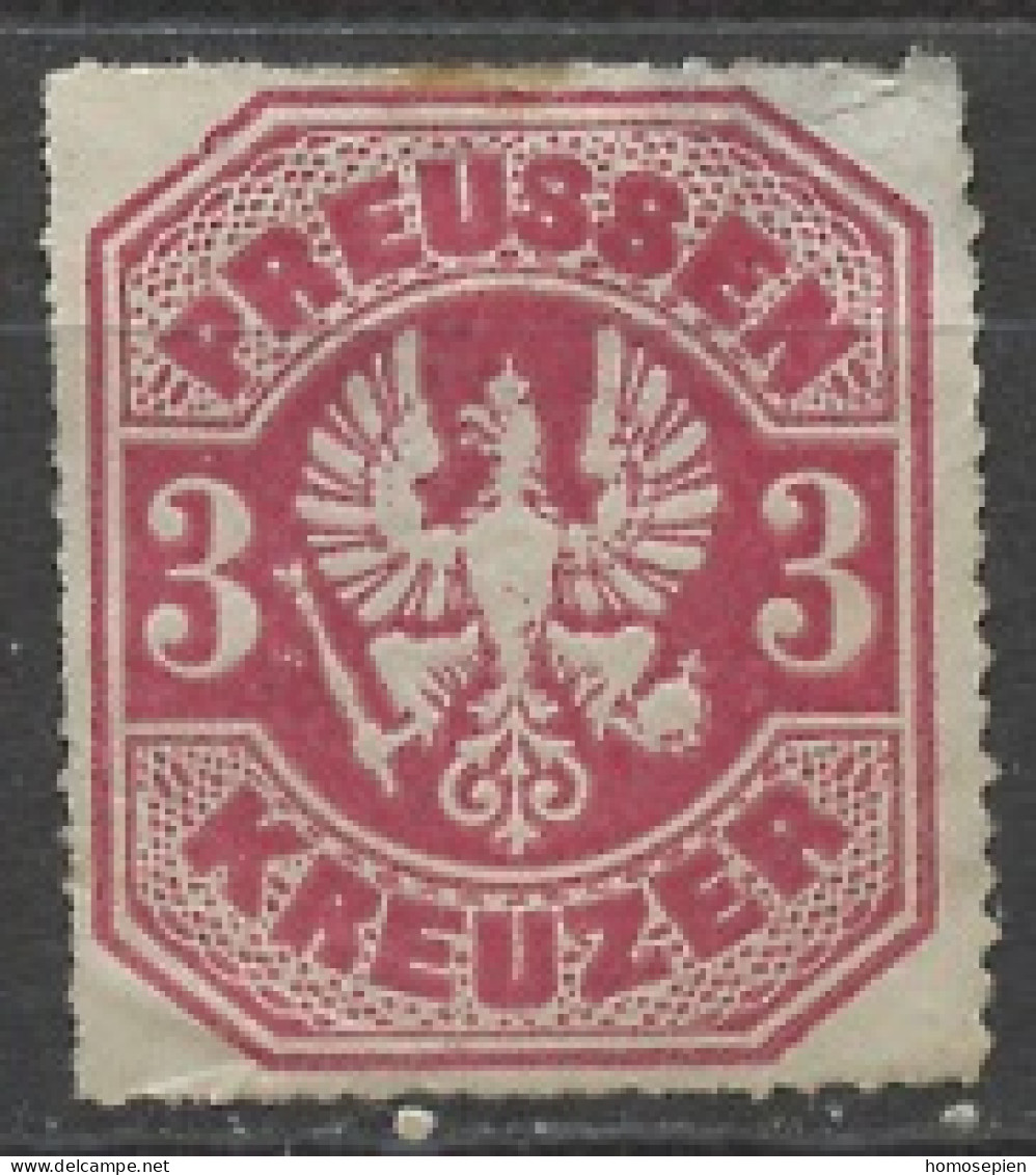 Allemagne Prusse - Germany - Deutschland 1867 Y&T N°25 - Michel N°24 Nsg - 3k Armoirie - Nuovi