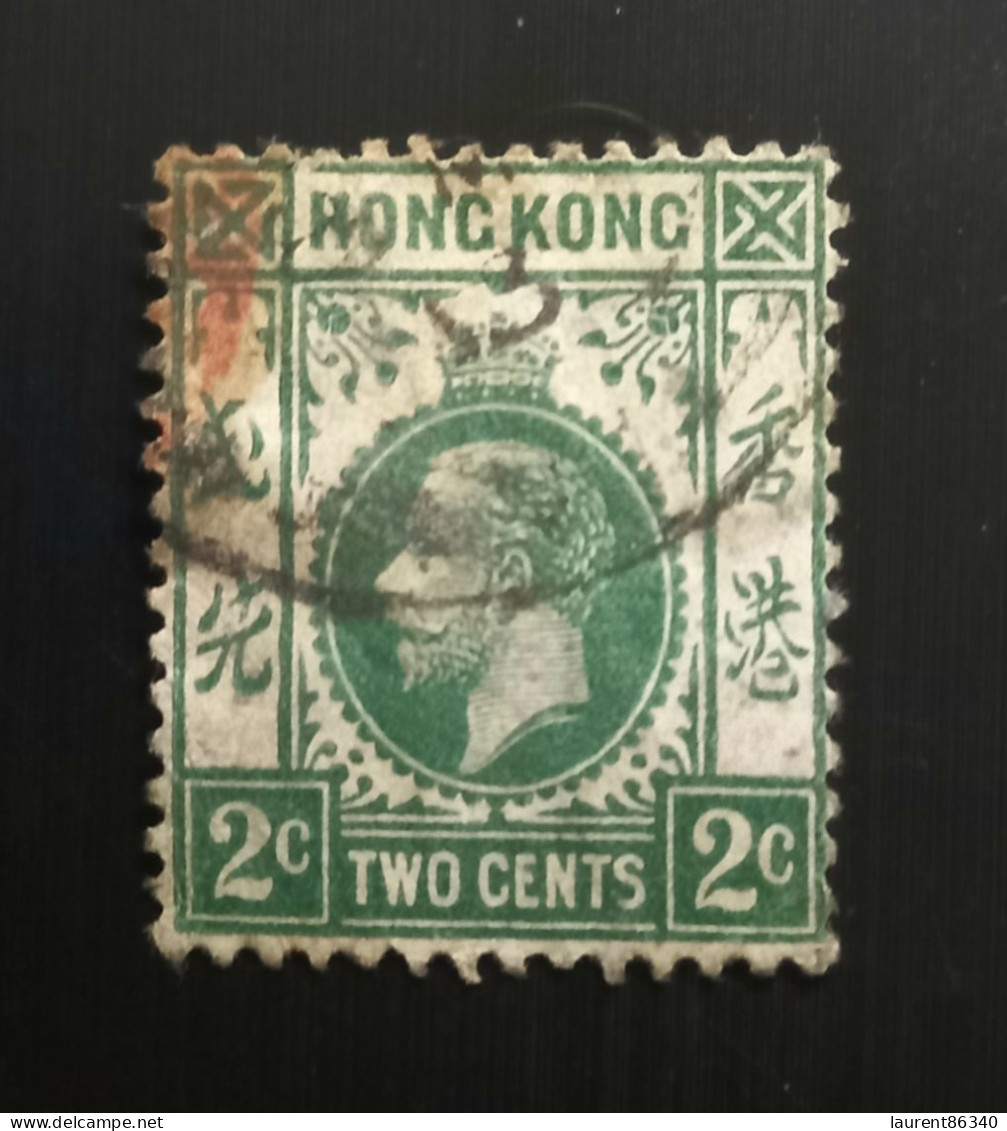 Hong Kong 1912 King George V Of The United Kingdom – 2c Oblitéré - Gebraucht