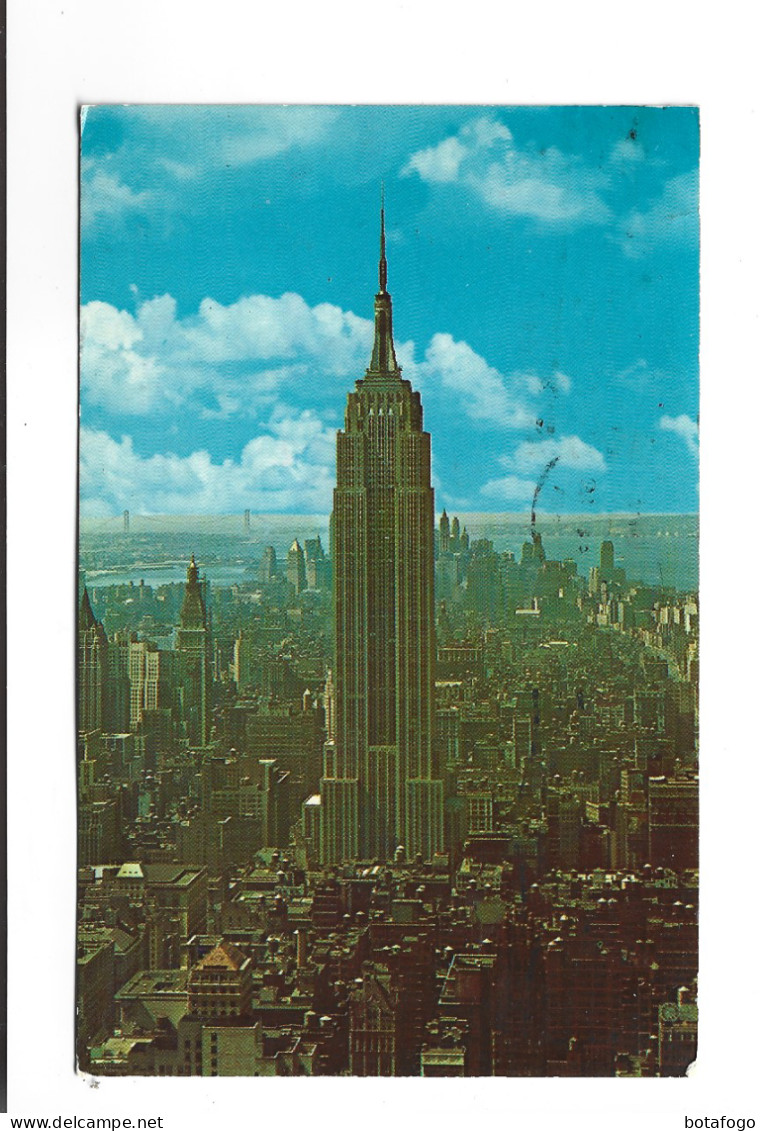 CPA EMPIRE STATE BUILDING En 1963! (voir Timbre) - Empire State Building