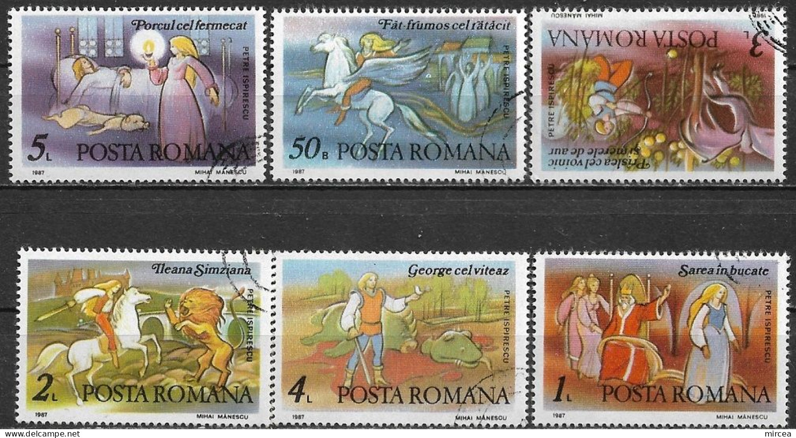 C1118 - Roumanie 1987 Serie Oblitere - Used Stamps
