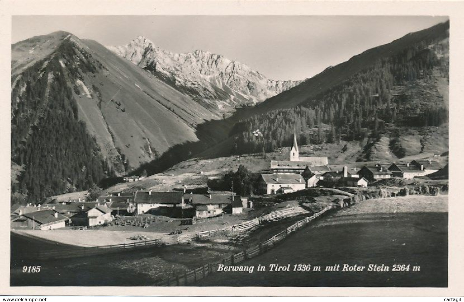 CPA (Fotokarte Mit Besonderen Briefmaken)-Autriche (Osterreich-Tirol)-Berwang Aus Der Vogelschau-Envoi Gratuit - Berwang