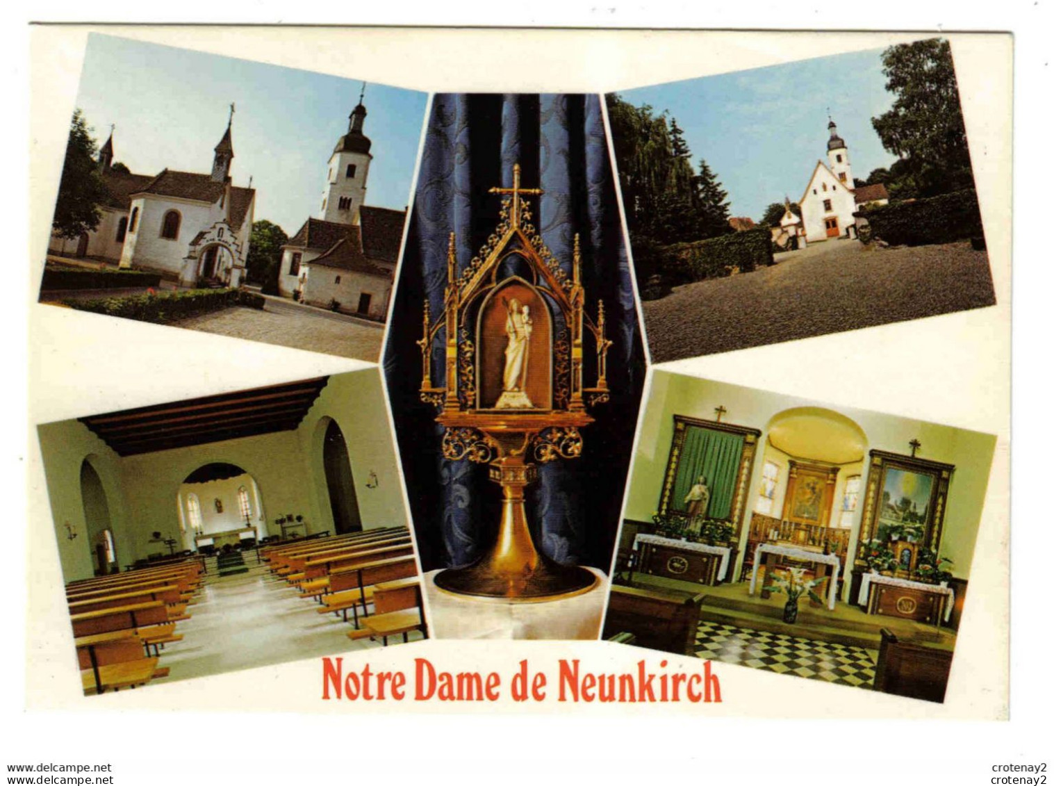 67 Notre Dame De NEUNKIRCH Vers Benfeld Chapelles Vierge Miraculeuse VOIR DOS - Benfeld
