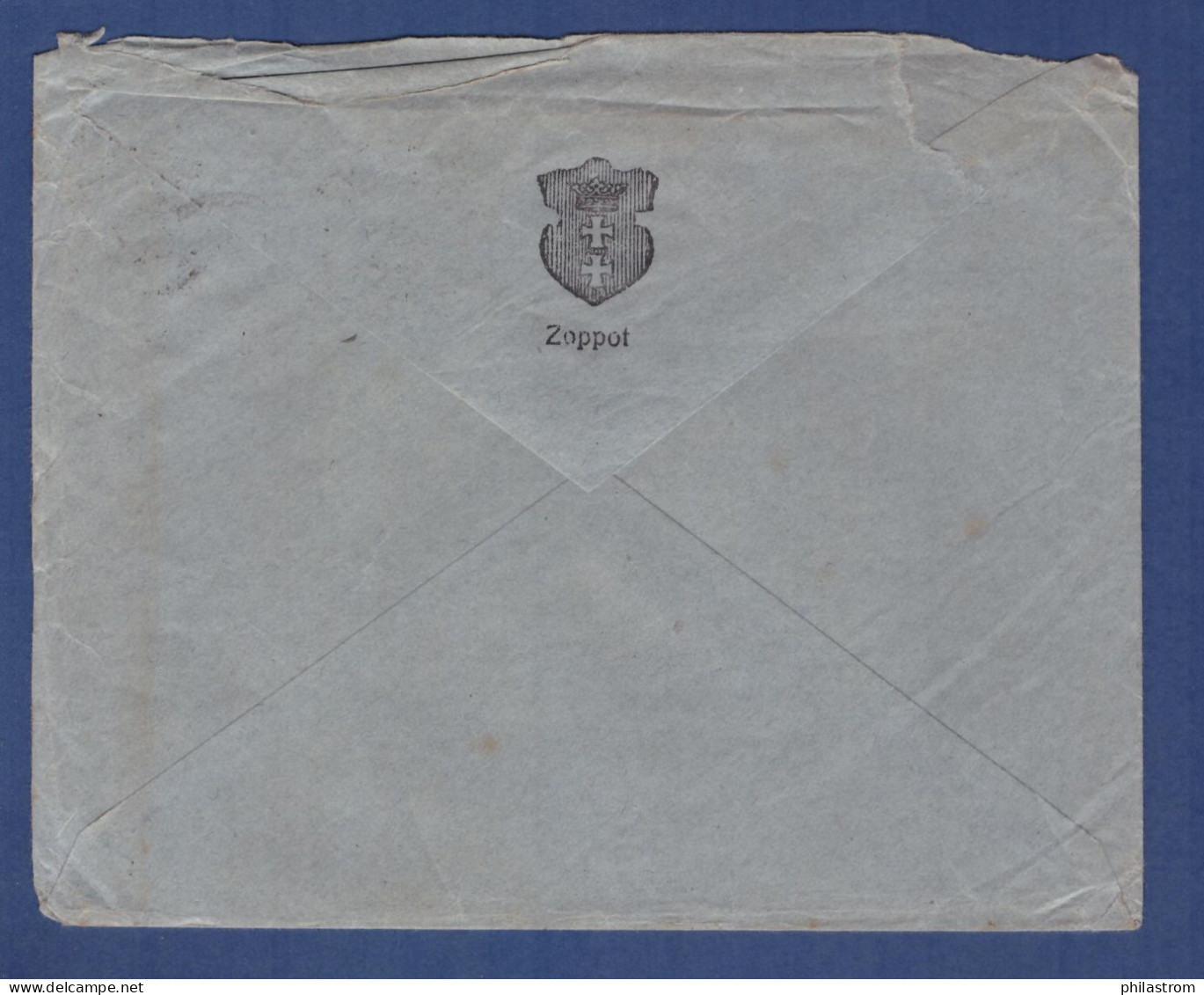 Danzig Brief  - Zoppot 28.8.21 (2YQ-208) - Lettres & Documents