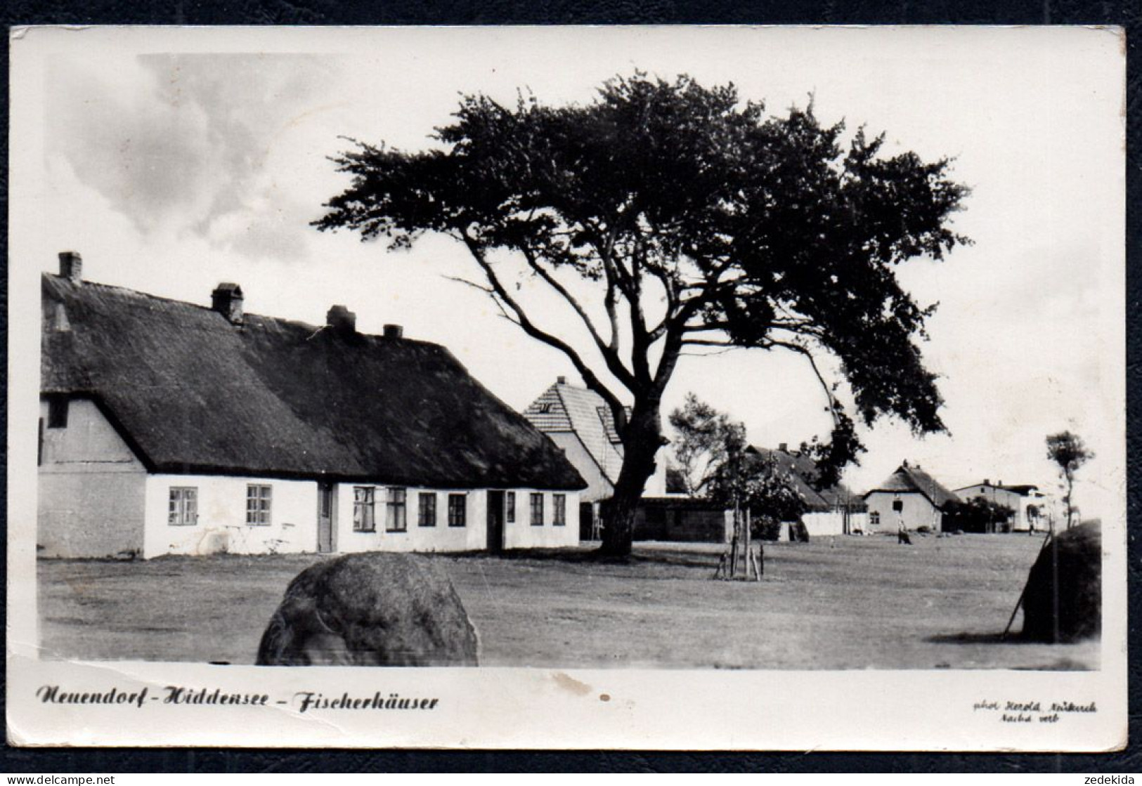 G4351 - Neuendorf Hiddensee - Foto Herold Handabzug - Hiddensee