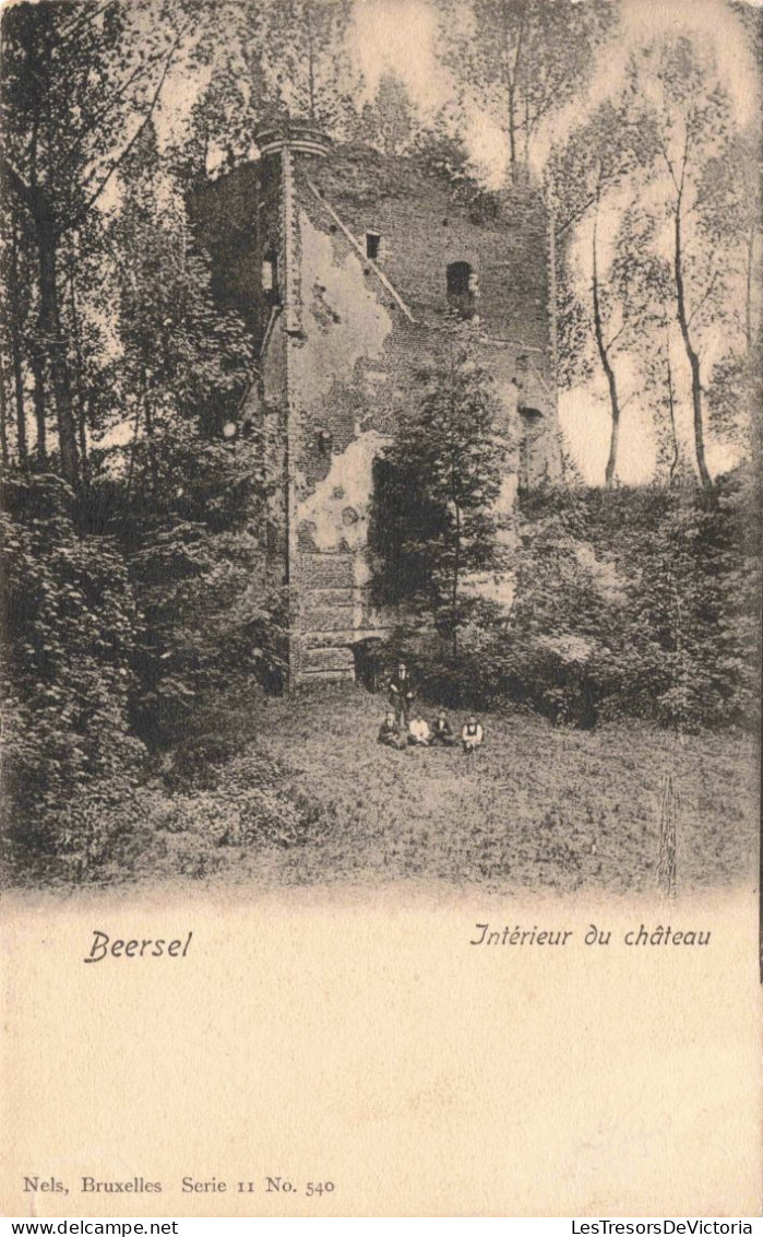 Belgique - Beersel - Intérieur Du Château - Nels - Animé - Carte Postale Ancienne - Beersel
