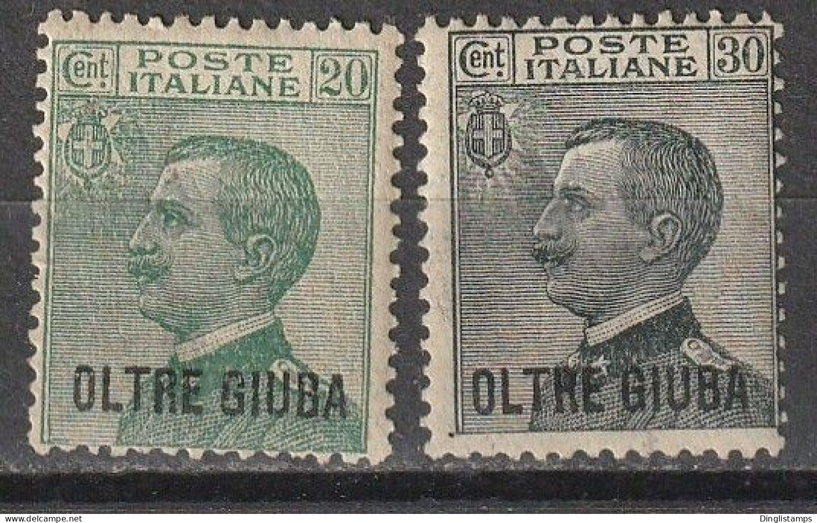 OLTRE GIUBA - 1925 Victor Emanuel II - Oltre Giuba