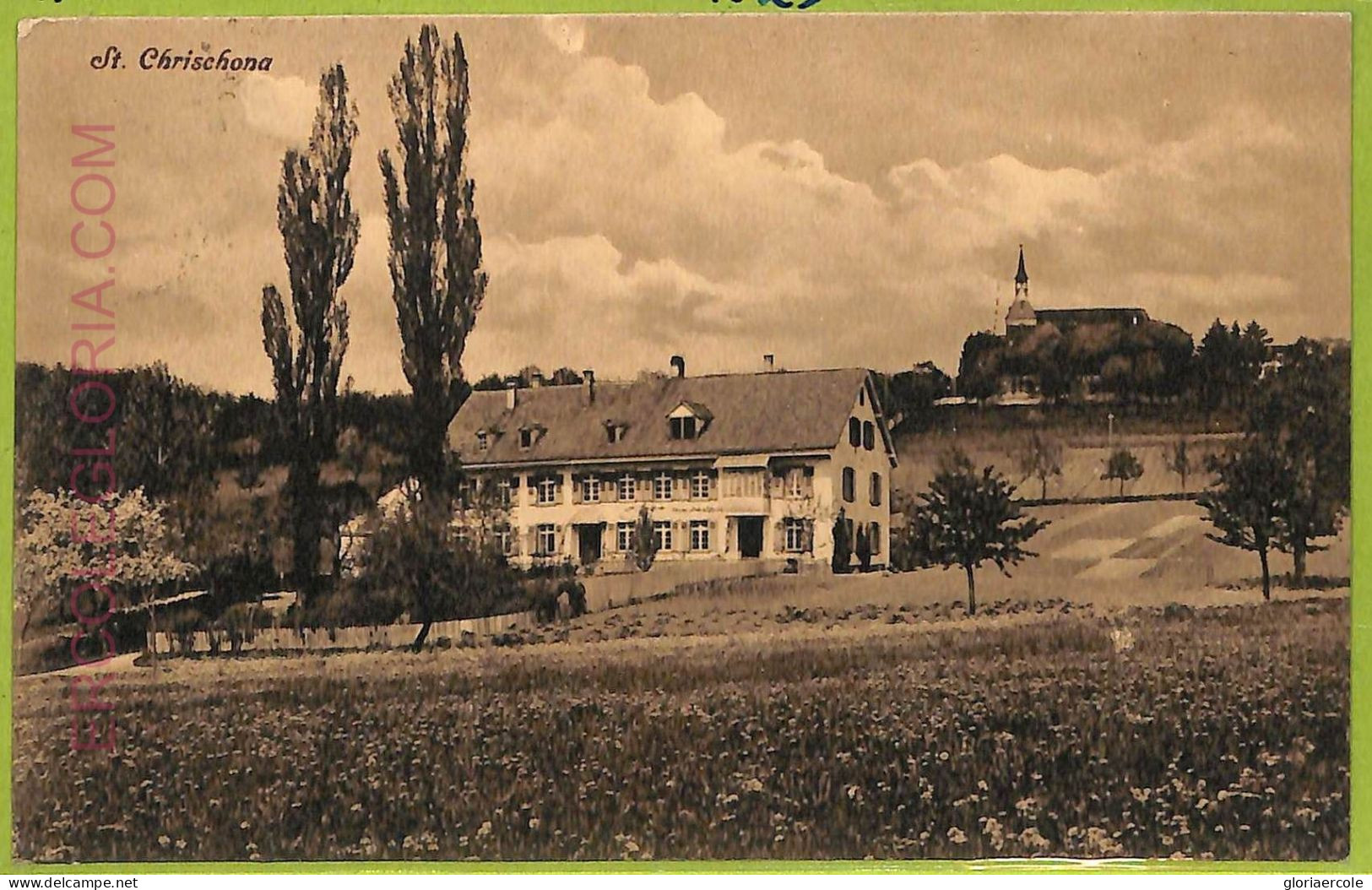 Ad4089 - SWITZERLAND  - Ansichtskarten VINTAGE POSTCARD  - St. Chrischona - 1923 - Risch-Rotkreuz