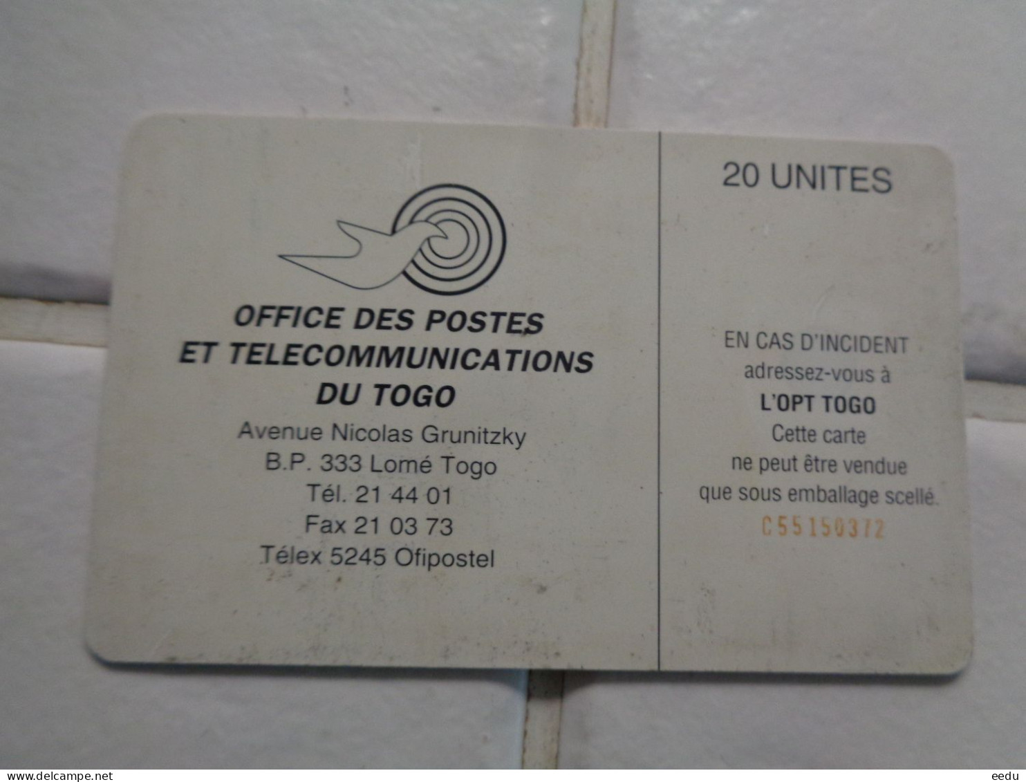 Togo Phonecard - Togo