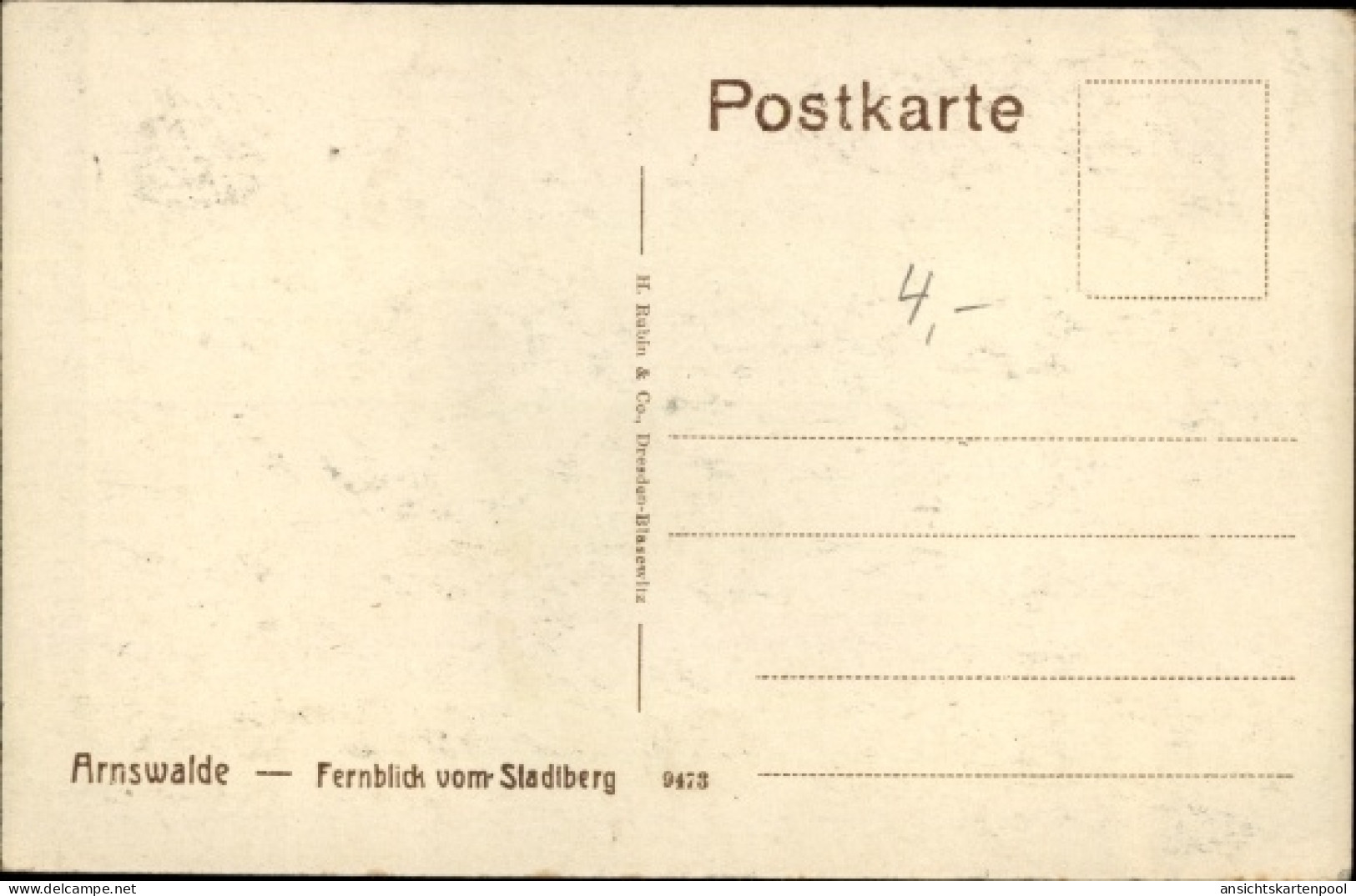 CPA Choszczno Arnswalde Ostbrandenburg, Fernblick Von Stadtberg - Neumark