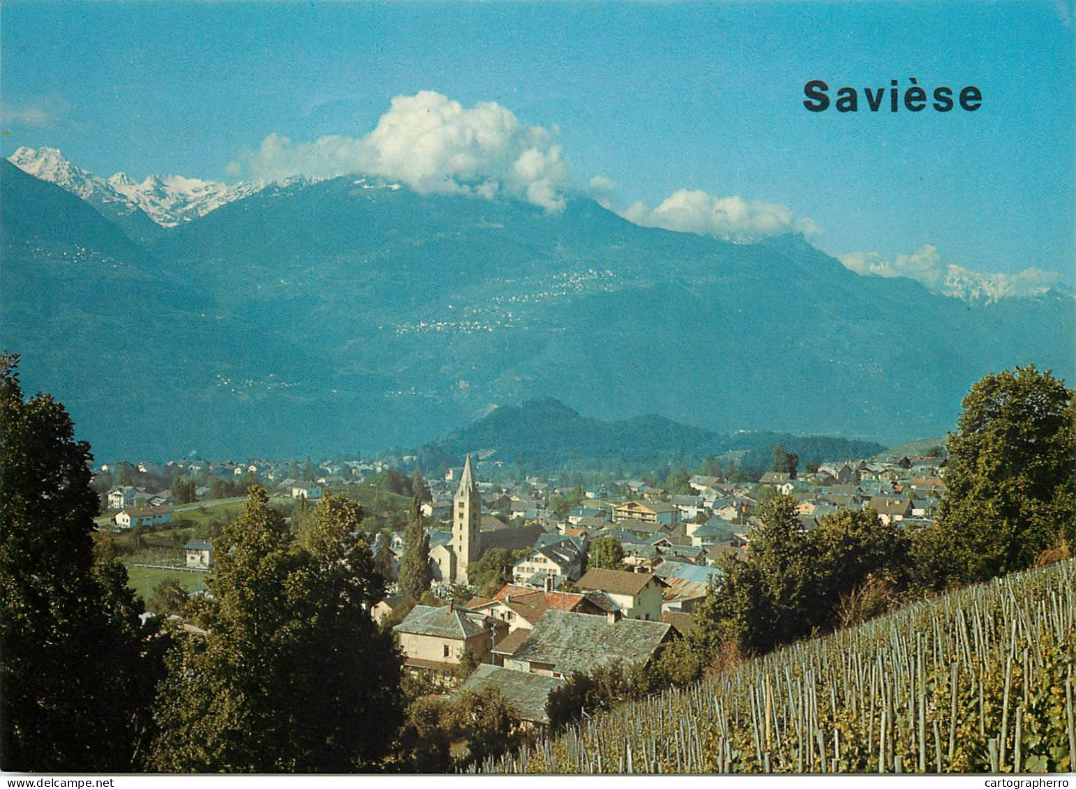 Switzerland Saviese Vue Generale - Savièse