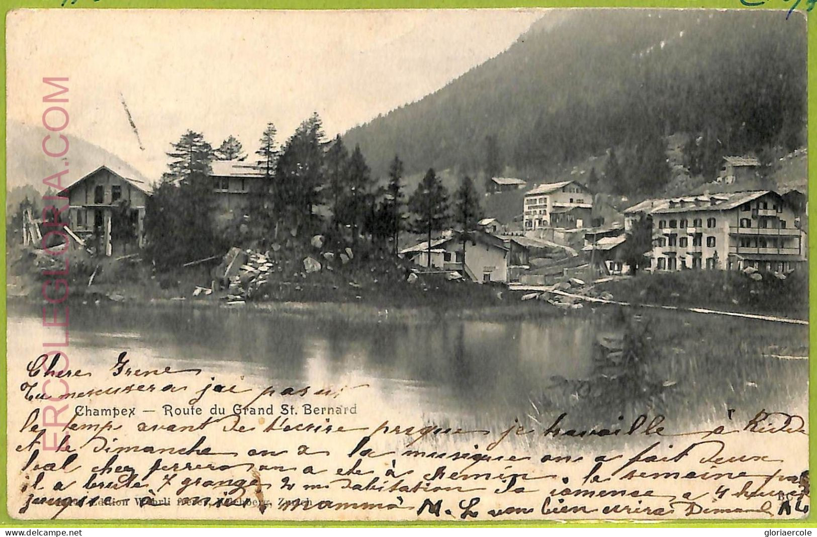 Ad4099 - SWITZERLAND Schweitz - Ansichtskarten VINTAGE POSTCARD -  Champex-1905 - Cham