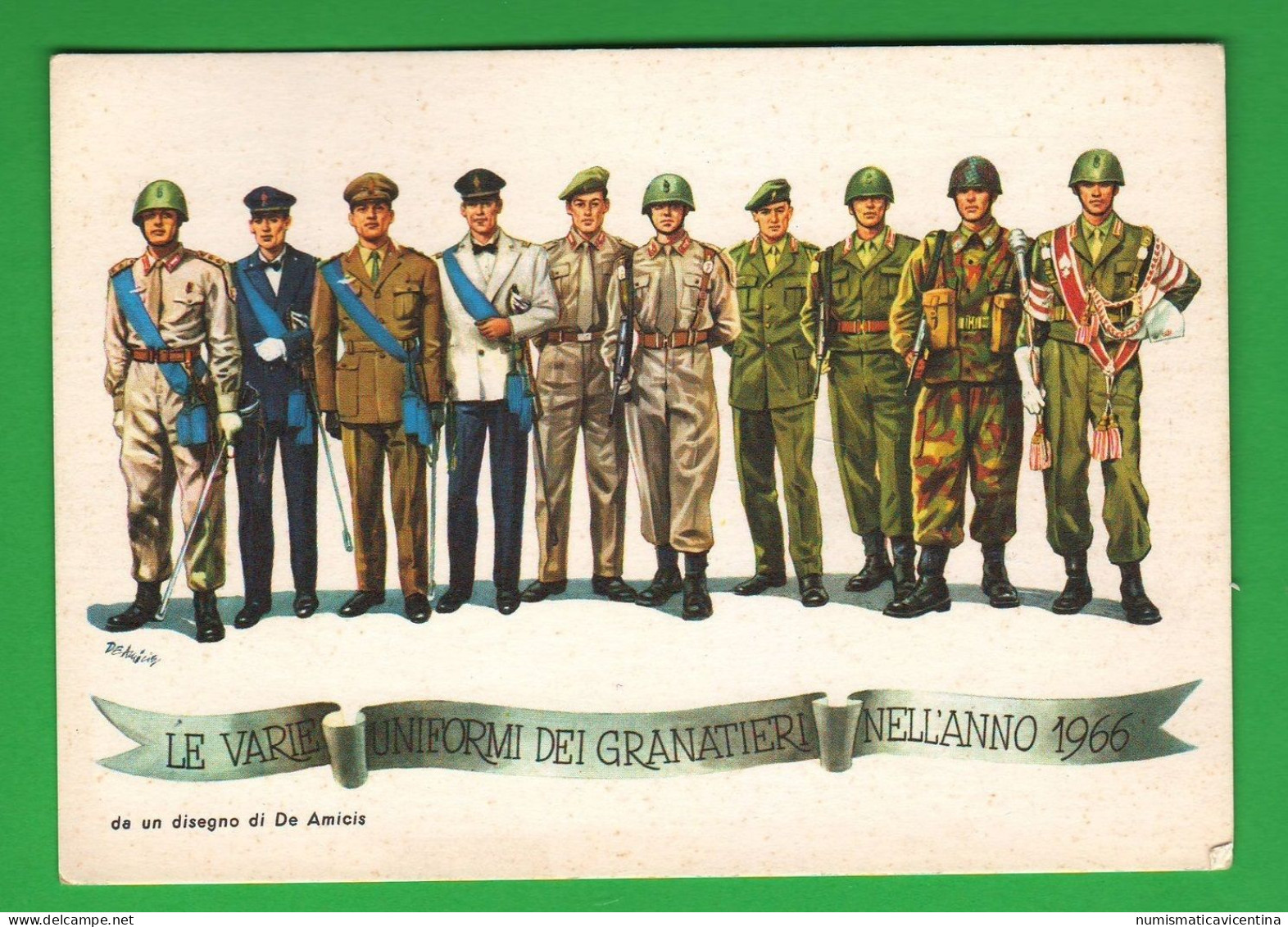 Granatieri Uniformi 1966 Museo Storico Di Sardegna Military Uniforms Uniformes Militaires - Uniformes