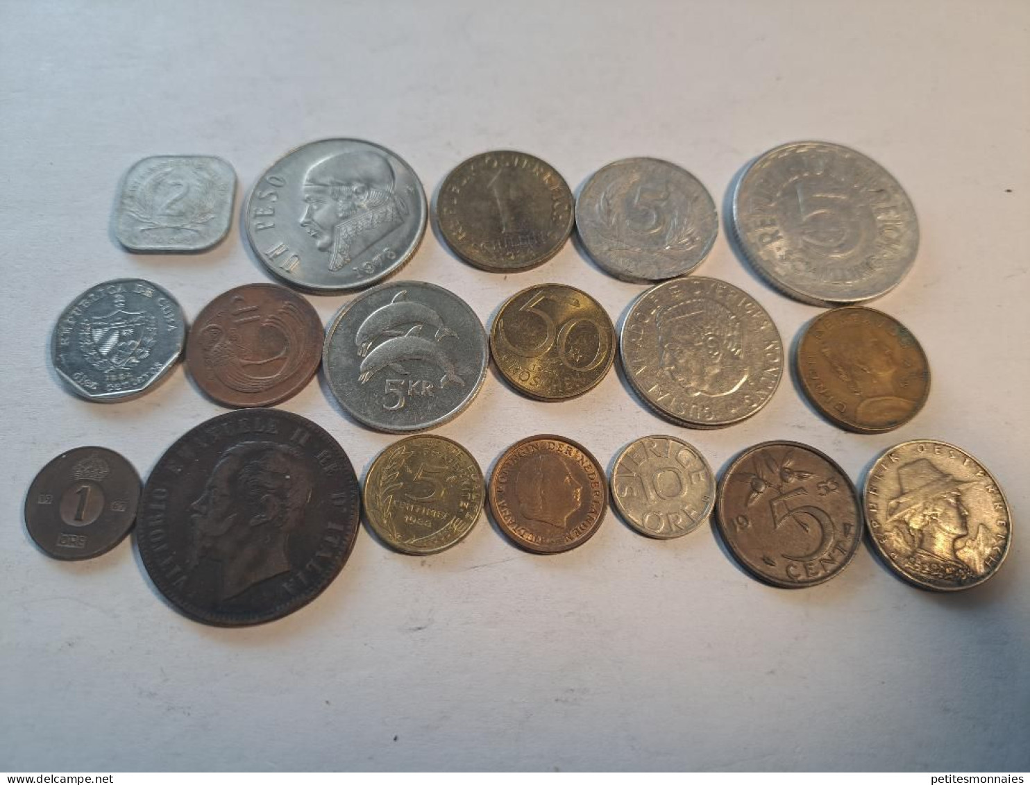 Lot De  18 Monnaies Du Monde   ( 454 ) - Kilowaar - Munten