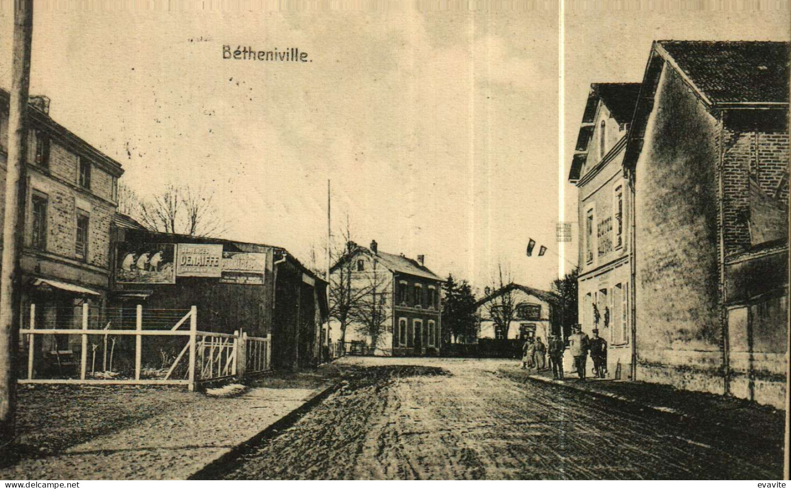 CPA Marne (51)      BETHENIVILLE  (carte Allemande) - Bétheniville