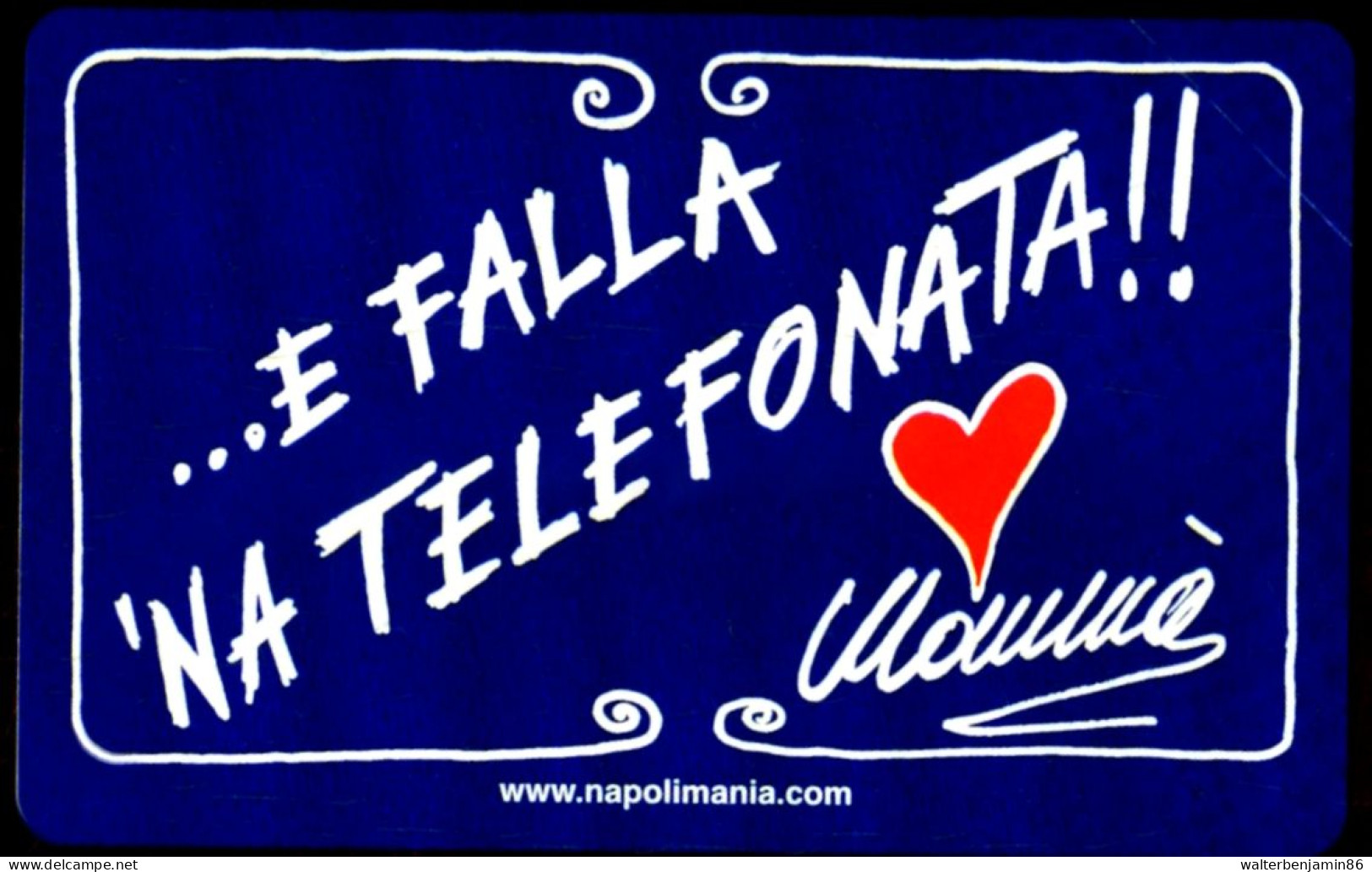G 1719 221 C&C 3878 SCHEDA TELEFONICA NUOVA MAGNETIZZATA NAPOLIMANIA - Public Advertising