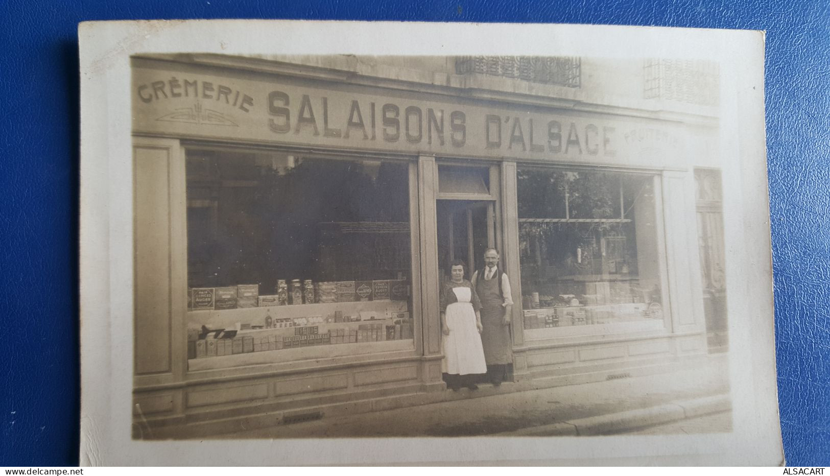 Carte Photo   Cremerie , Salaisons D'alsace - Winkels