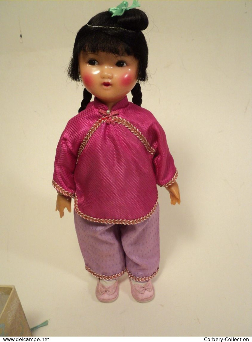 Ancienne Poupée Folklorique Chinoise Chine China Doll 01 - Poupées