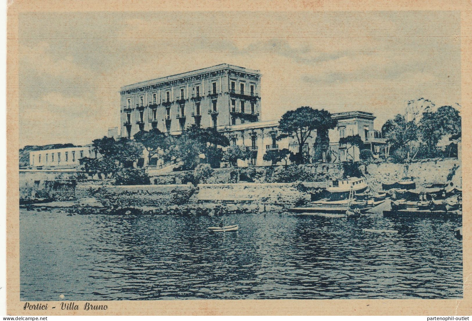 Cartolina  - Postcard / Viaggiata - Sent  / Portici - Villa Bruno. ( Gran Formato ) - Portici