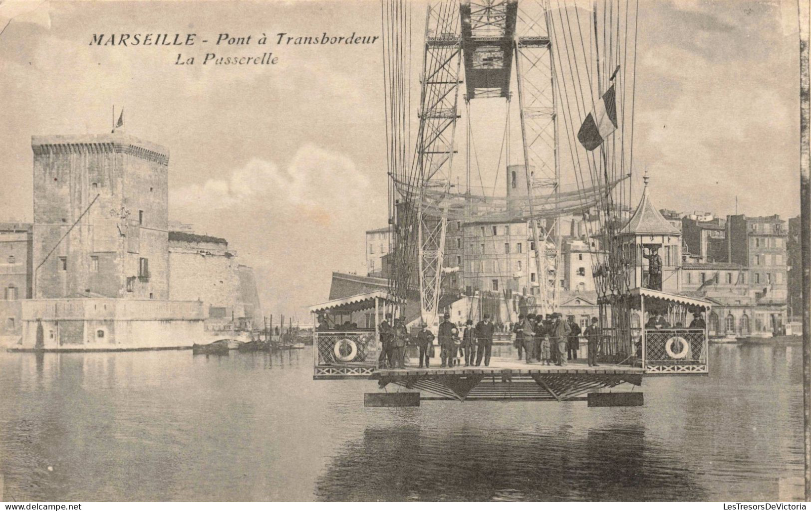 France - Marseille - Pont à Transbordeur - La Passerelle - Animé - Carte Postale Ancienne - Otros Monumentos