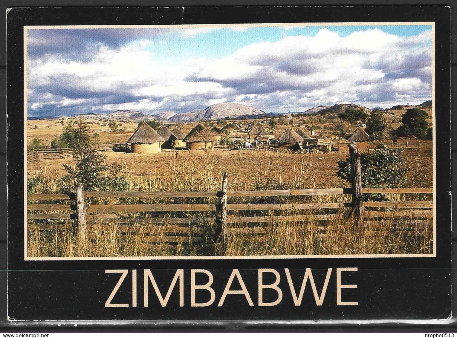 ZIMBABWE. Carte Postale écrite. Rural Village. - Simbabwe
