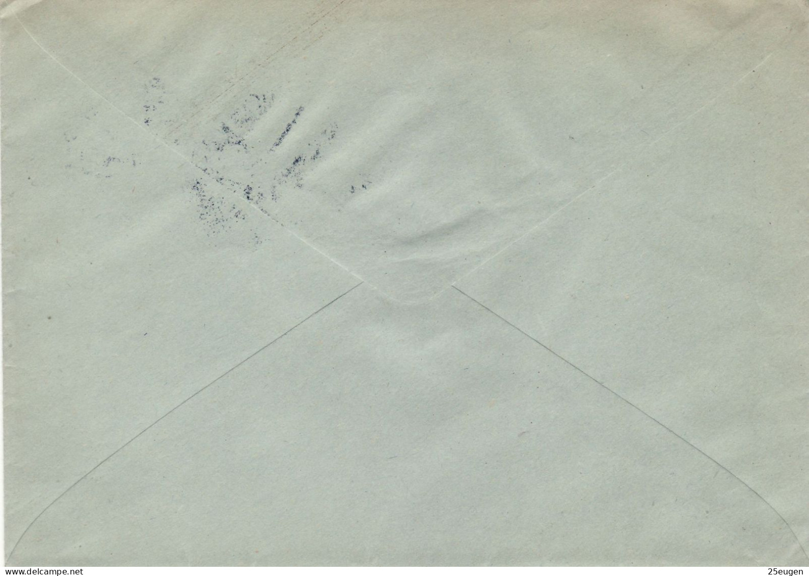 SAAR 1957  LETTER SENT FROM SAARBRUECKEN TO OBERBEXBACH - Briefe U. Dokumente