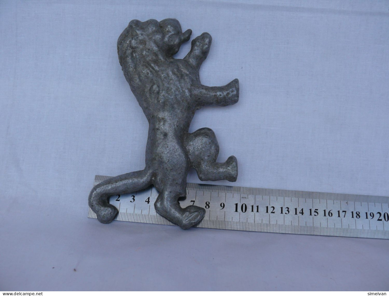 Vintage Lion Metal Casting Application 14cm #1344
