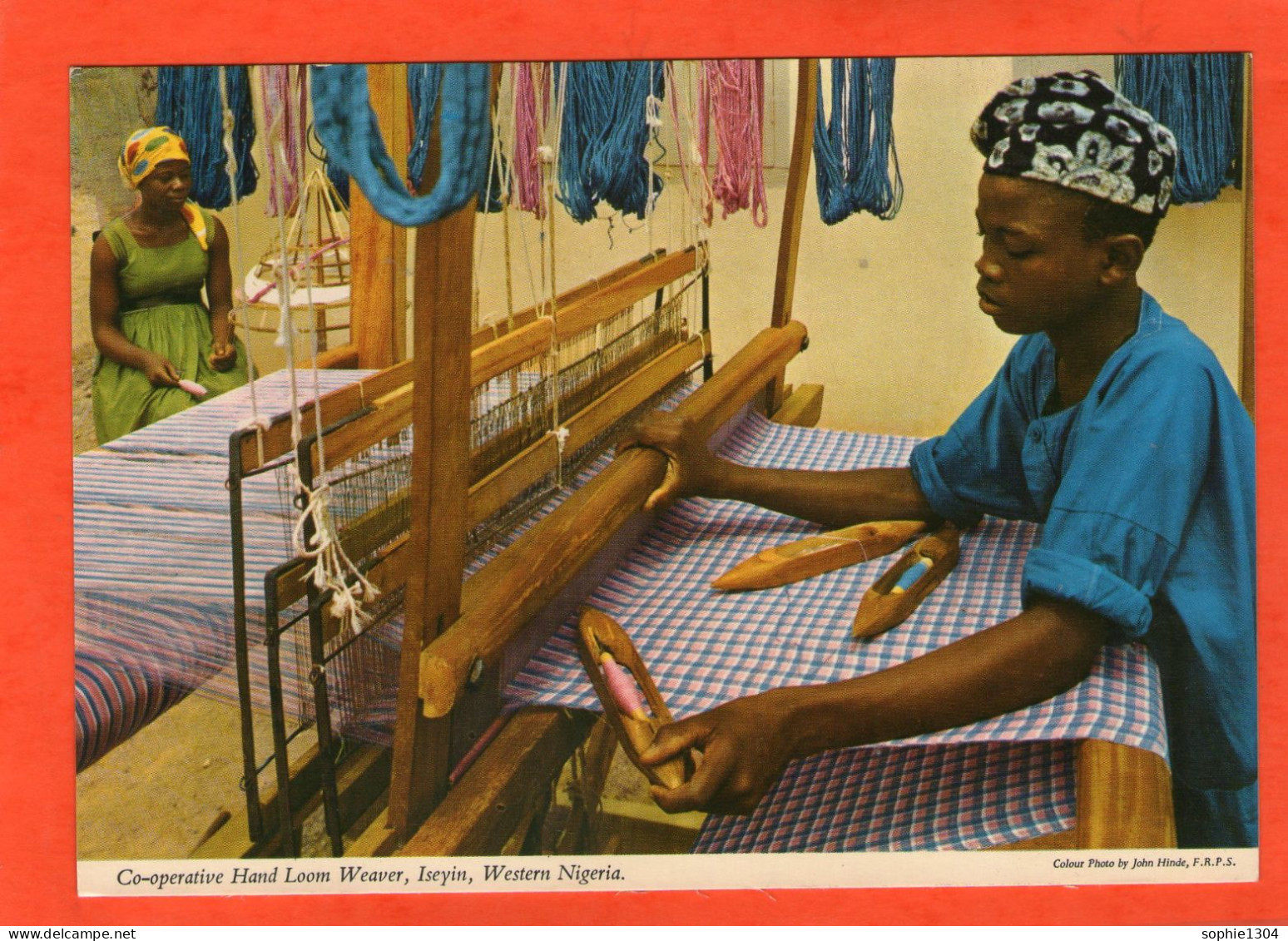 Co-operative Hand Weaver , Iseyin , Western NIGERIA - - Nigeria