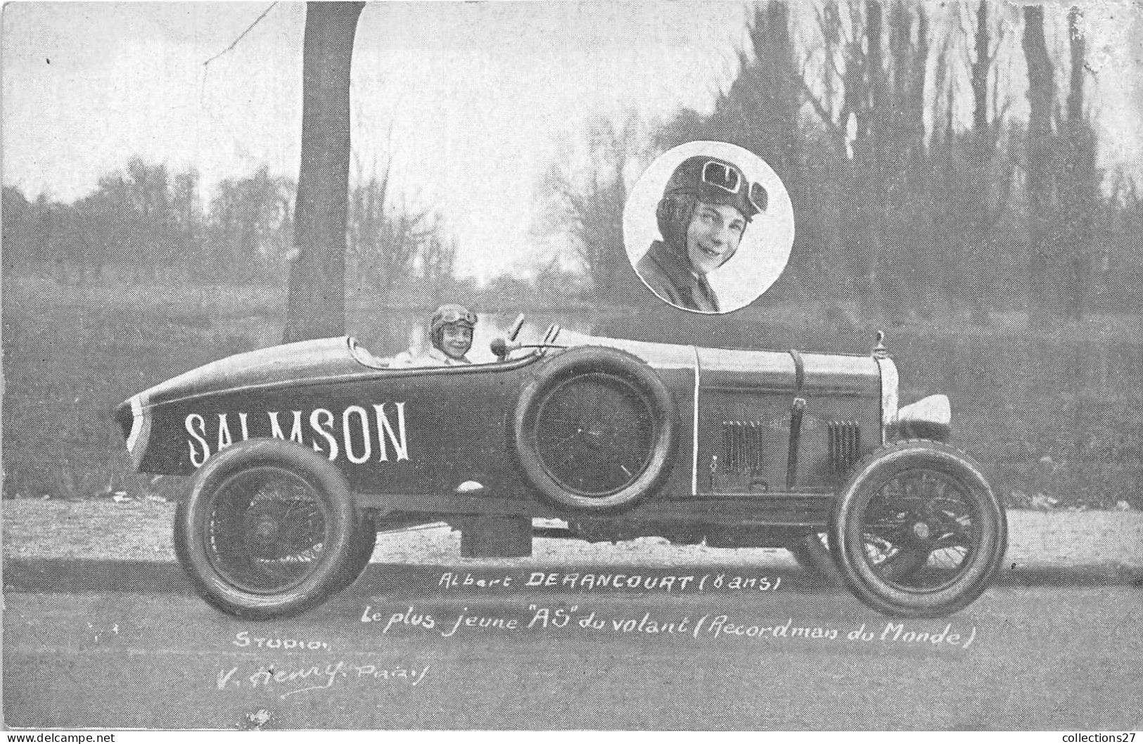 AS DU VOLANT - ALBERT DERANCOURT 8 ANS LE PLUS JEUNE "AS" DU VOLANT RECORDMAN DU MONDE - Rallye