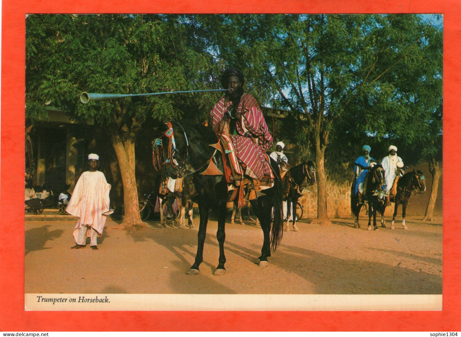 TRUMPETER ON HORSEBACK - NIGERIA - - Nigeria