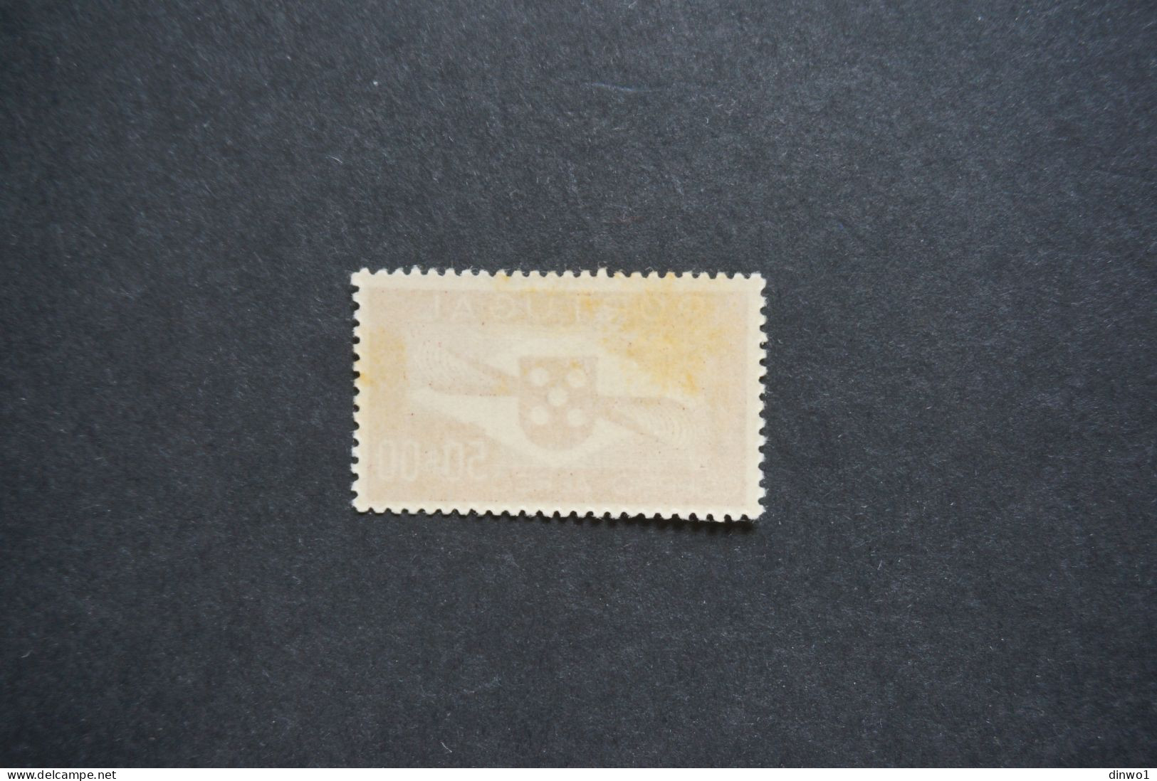 (T2) Portugal - 1936 Airmail 50$00 (key Value) - Af. CA 10 (MH) - Nuevos