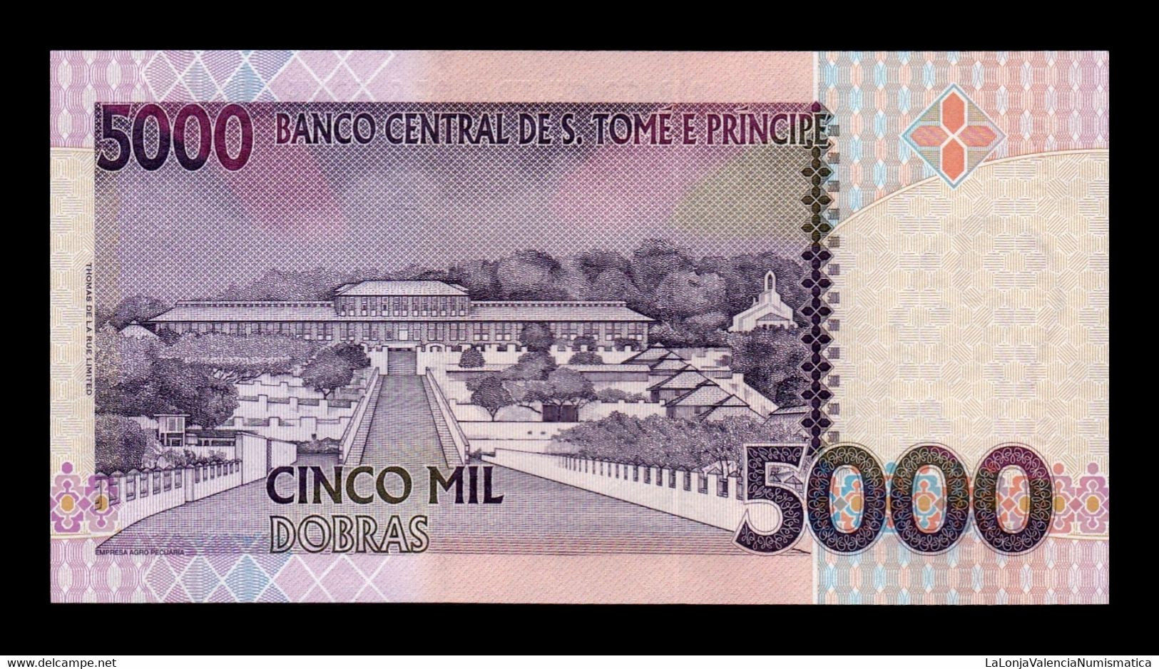 Santo Tome Y Príncipe 5000 Dobras 2013 Pick 65d Sc Unc - Sao Tomé Et Principe