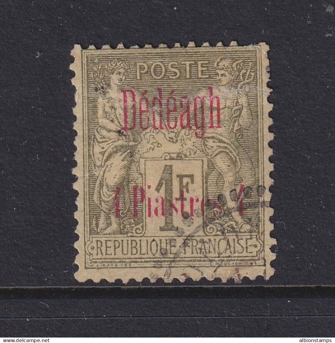 Dedeagh (French Offices In Turkey), Scott 7 (Yvert 8), Used (corner Crease) - Used Stamps