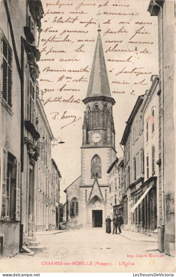 FRANCE - Charmes Sur Moselle - L'Eglise - Carte Postale Ancienne - Charmes
