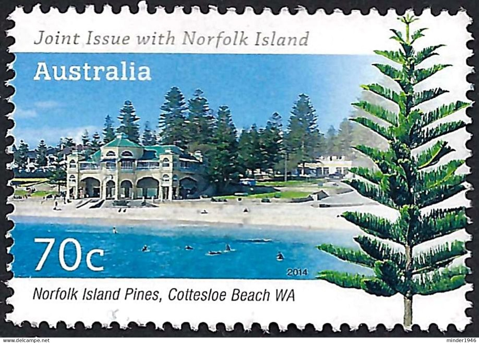 AUSTRALIA 2014 QEII 70c Multicoloured, Joint Issue With Norfolk Island FU - Used Stamps